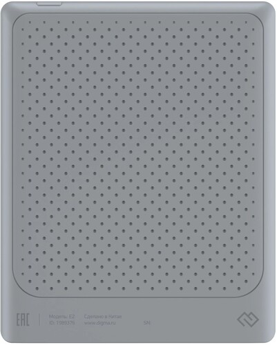 Купить 5.83" Электронная книга Digma E2 серый  5608150. Характеристики, отзывы и цены в Донецке