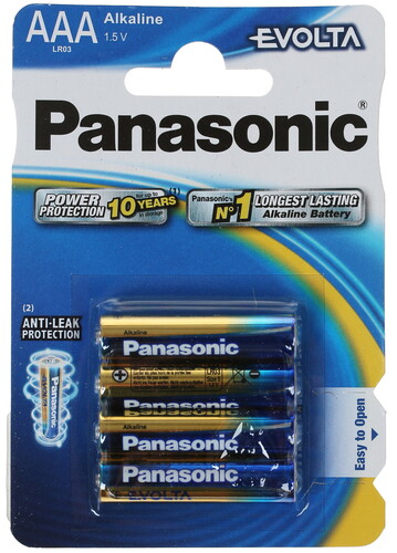 Купить Батарейка Panasonic Evolta AAA (LR03/FR03)  1113900. Характеристики, отзывы и цены в Донецке