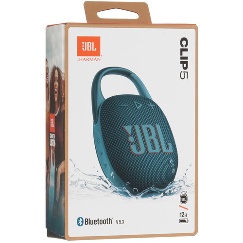 Купить Портативная колонка JBL CLIP 5, синий  5464054. Характеристики, отзывы и цены в Донецке