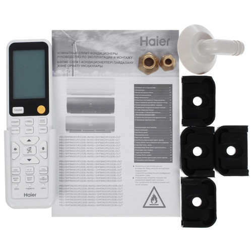 Купить Кондиционер настенный сплит-система Haier HSU-12HFDN3W03/R3(SDB)/25 белый  9221263. Характеристики, отзывы и цены в Донецке