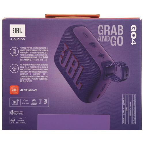 Купить Портативная колонка JBL GO 4, фиолетовый  5464035. Характеристики, отзывы и цены в Донецке