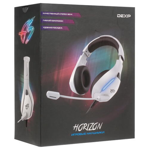 Купить Проводные наушники DEXP Horizon белый 2021  4892248. Характеристики, отзывы и цены в Донецке