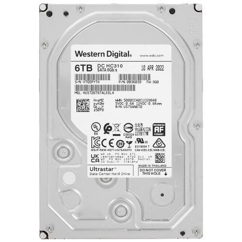 Купить 6 ТБ Жесткий диск WD Ultrastar DC HC310 [0B36039]  5068300. Характеристики, отзывы и цены в Донецке