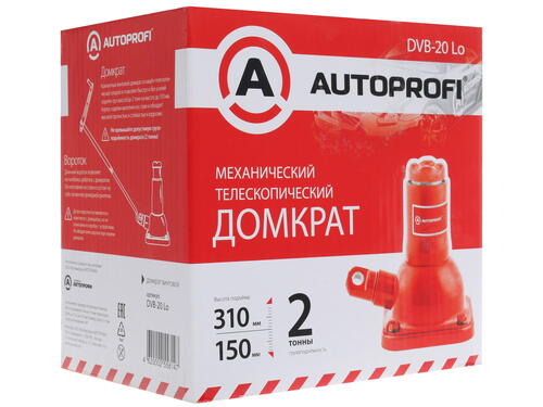 Купить Домкрат Autoprofi DVB-20 Lo  1073969. Характеристики, отзывы и цены в Донецке