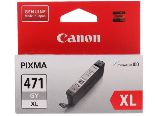 Купить Картридж Canon CLI-471GY XL серый  1040140. Характеристики, отзывы и цены в Донецке