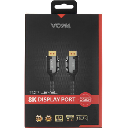 Купить Кабель  VCOM DisplayPort - DisplayPort, 1 м  9174941. Характеристики, отзывы и цены в Донецке