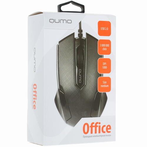 Купить Мышь проводная QUMO Office M14  1287999. Характеристики, отзывы и цены в Донецке