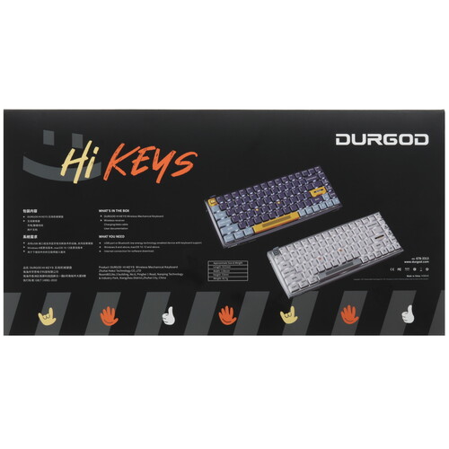 Купить Клавиатура  беспроводная Durgod K710 Hi Keys  5449854. Характеристики, отзывы и цены в Донецке