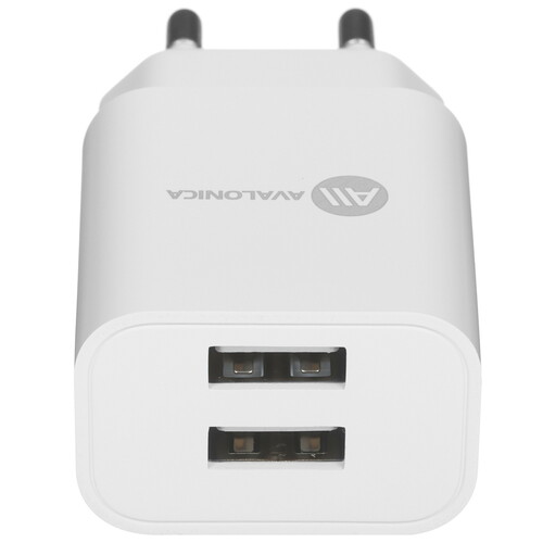Купить Сетевое зарядное устройство Avalonica AVA-WCH-007 белый  5479964. Характеристики, отзывы и цены в Донецке