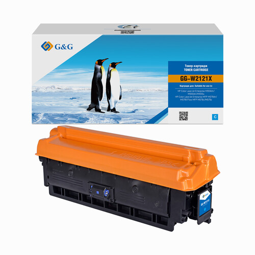 Купить Картридж лазерный G&G GG-W2121X голубой  9065584. Характеристики, отзывы и цены в Донецке