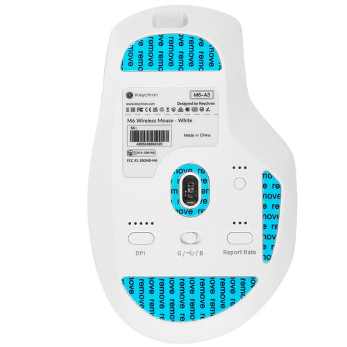 Купить Мышь беспроводная/проводная Keychron M6  9192101. Характеристики, отзывы и цены в Донецке