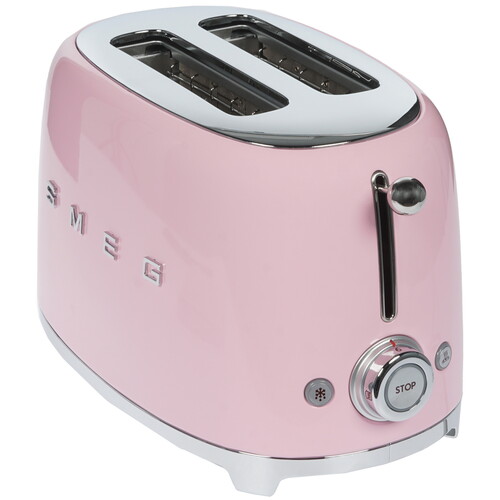 Купить Тостер Smeg TSF01PKEU розовый  1152601. Характеристики, отзывы и цены в Донецке