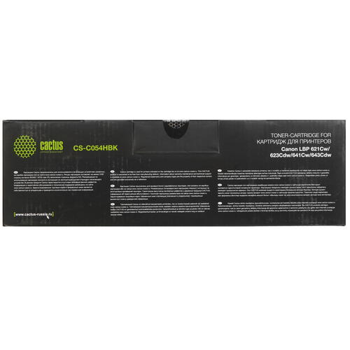 Купить Картридж лазерный Cactus CS-C054HBK черный, с чипом  5303677. Характеристики, отзывы и цены в Донецке
