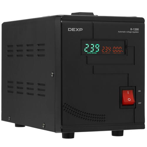Купить Стабилизатор напряжения DEXP R-1200  5059067. Характеристики, отзывы и цены в Донецке