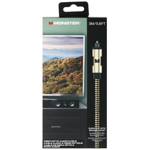 Купить Кабель оптический  Monster ODT Toslink - ODT Toslink золотистый  5497368. Характеристики, отзывы и цены в Донецке