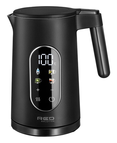 Купить Электрочайник RED SOLUTION COLORSENSE AM108D черный  9222166. Характеристики, отзывы и цены в Донецке
