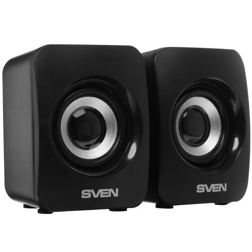 Купить Колонки SVEN 130 черный  4876387. Характеристики, отзывы и цены в Донецке