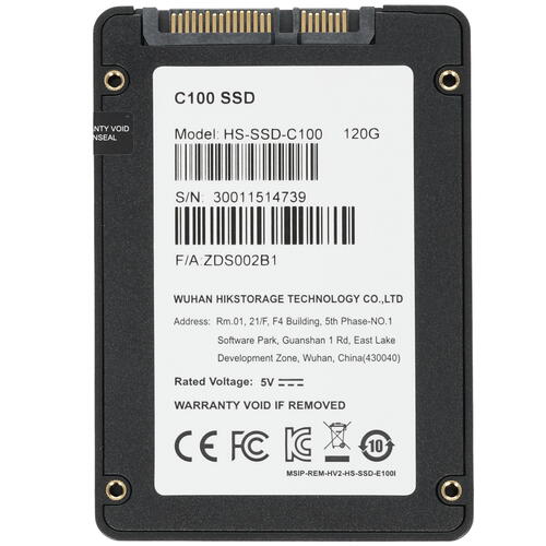 Купить 120 ГБ 2.5" SATA накопитель Hikvision C100 [HS-SSD-C100/120G]  1618931. Характеристики, отзывы и цены в Донецке