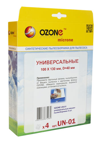 Купить Мешок-пылесборник Ozone microne UN-01 белый  6611317. Характеристики, отзывы и цены в Донецке