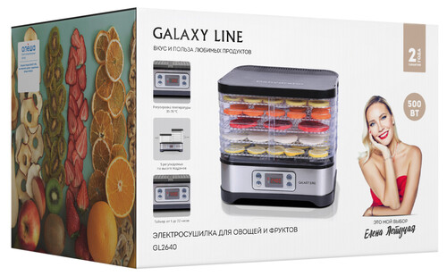Купить Сушилка для овощей и фруктов Galaxy Line GL 2640 черный  9129698. Характеристики, отзывы и цены в Донецке