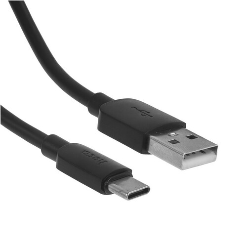 Купить Кабель круглый Hoco USB Type-C - USB 2.0 Type-A черный 1 м  9244501. Характеристики, отзывы и цены в Донецке