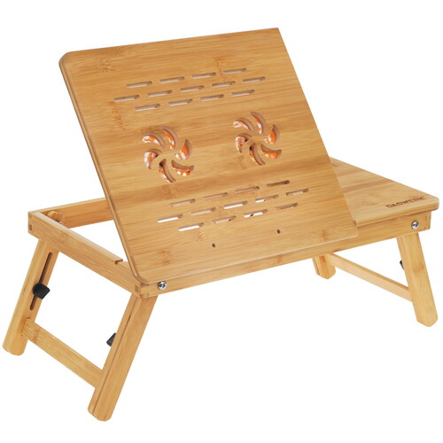 Купить Столик для ноутбука DASWERK 532583 коричневый  9163414. Характеристики, отзывы и цены в Донецке