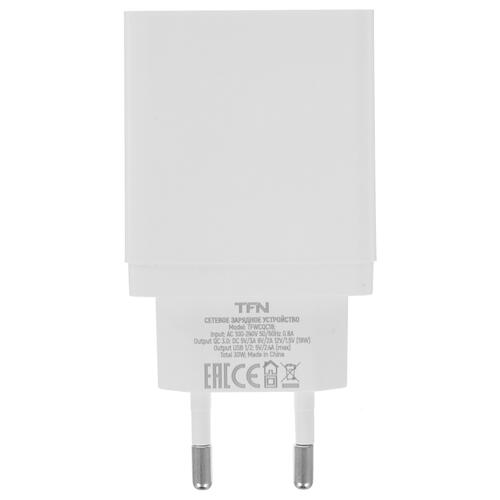Купить Сетевое зарядное устройство TFN 30W белый  5081442. Характеристики, отзывы и цены в Донецке