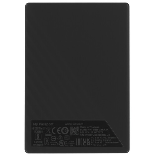 Купить 2 ТБ Внешний HDD WD My Passport [WDBYVG0020BBL-CESN]  5433282. Характеристики, отзывы и цены в Донецке