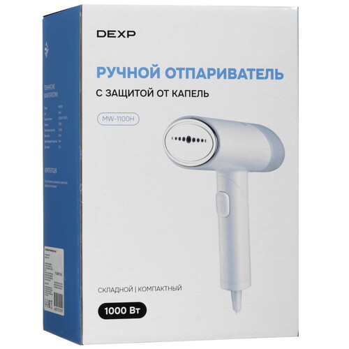 Купить Отпариватель DEXP MW-1100H белый  9129683. Характеристики, отзывы и цены в Донецке