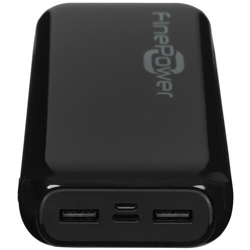 Купить Портативный аккумулятор FinePower Jacked II черный  5094745. Характеристики, отзывы и цены в Донецке