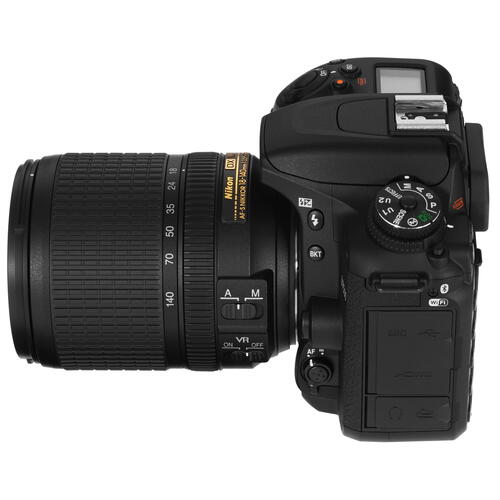 Купить Зеркальный фотоаппарат Nikon D7500 Kit 18-140mm VR черный  5065521. Характеристики, отзывы и цены в Донецке
