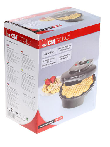 Купить Вафельница Clatronic WA 3491 черный  6716745. Характеристики, отзывы и цены в Донецке
