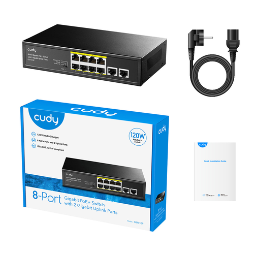 Купить Коммутатор Cudy GS1010P  5608943. Характеристики, отзывы и цены в Донецке
