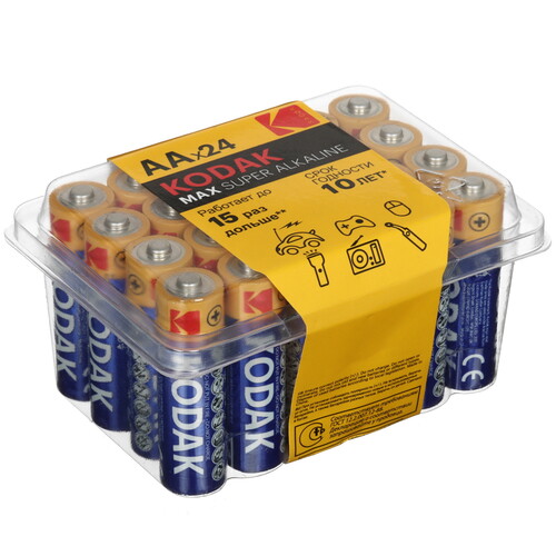 Купить Батарейка Kodak MAX SUPER Alkaline  9253196. Характеристики, отзывы и цены в Донецке