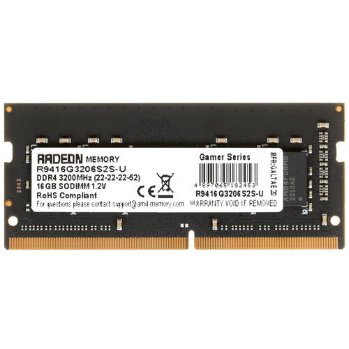 Купить Оперативная память SODIMM AMD Radeon R7 [R9416G3206S2S-U] 16 ГБ  4718427. Характеристики, отзывы и цены в Донецке