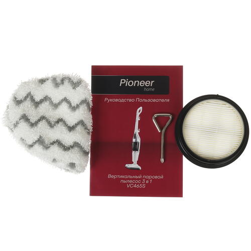 Купить Паровой пылесос вертикальный   Pioneer VC465S  белый  9908341. Характеристики, отзывы и цены в Донецке