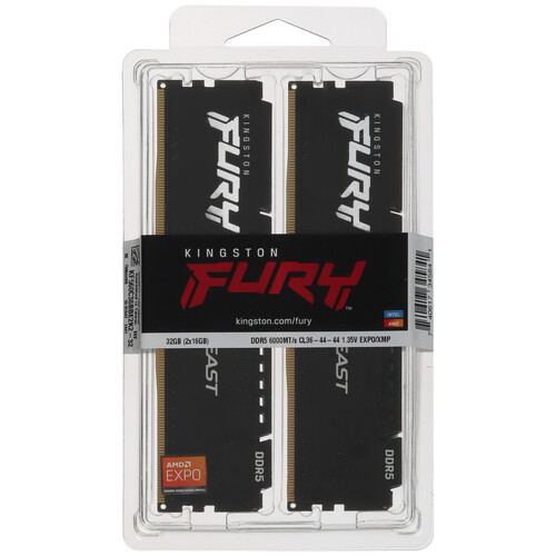Купить Оперативная память Kingston FURY Beast Black  5606228. Характеристики, отзывы и цены в Донецке