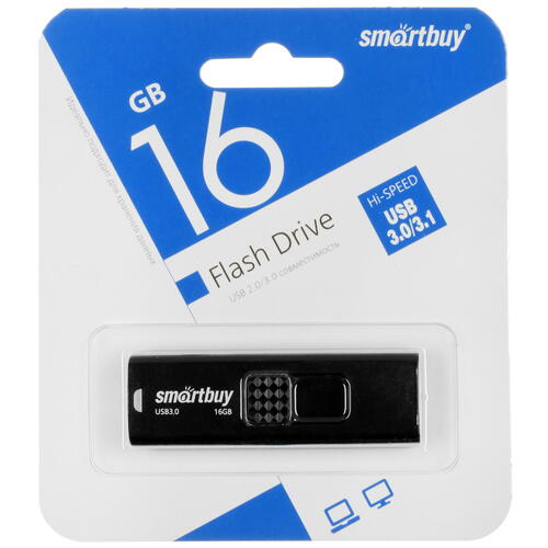 Купить Память USB Flash 16 ГБ Smartbuy Fashion [SB016GB3FSK]  9954197. Характеристики, отзывы и цены в Донецке