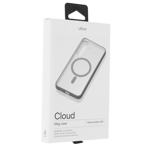 Купить Накладка  uBear Cloud Mag Case для Samsung Galaxy S25+ серый/прозрачный  5617314. Характеристики, отзывы и цены в Донецке