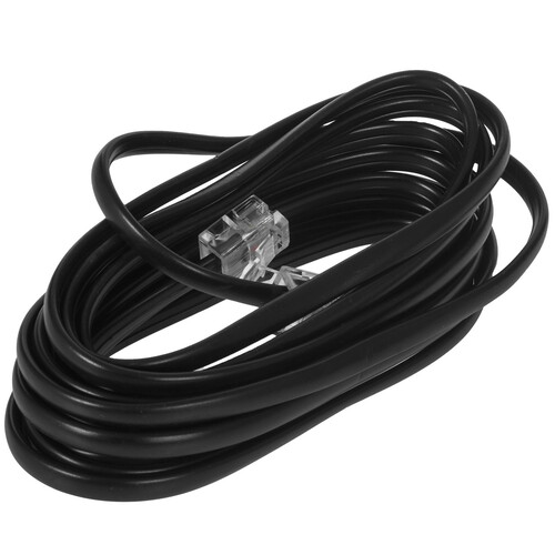 Купить Кабель телефонный Cablexpert [аппарат-розетка, 3 м, чёрный]  5494074. Характеристики, отзывы и цены в Донецке