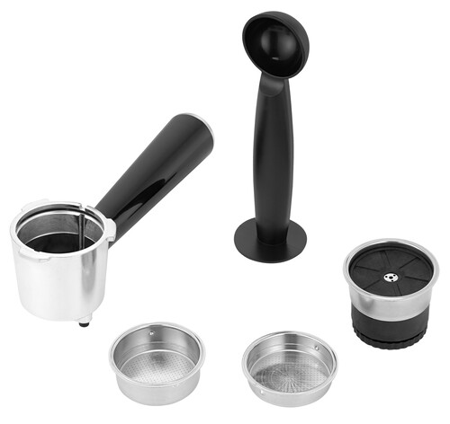 Купить Кофеварка рожковая Kitfort КТ-7617 черный  9247584. Характеристики, отзывы и цены в Донецке