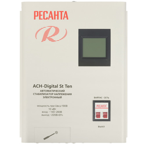 Купить Стабилизатор напряжения РЕСАНТА АСН-Digital St Ten  5637642. Характеристики, отзывы и цены в Донецке