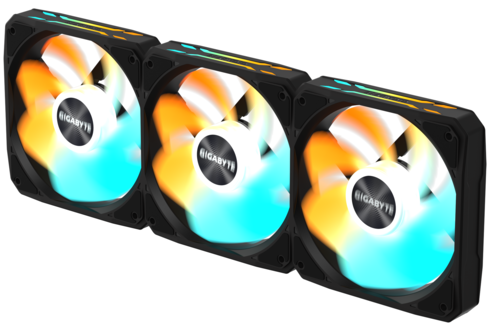 Купить Комплект реверсных вентиляторов Gigabyte EZ CHAIN RVS FAN 120  черный  5620214. Характеристики, отзывы и цены в Донецке