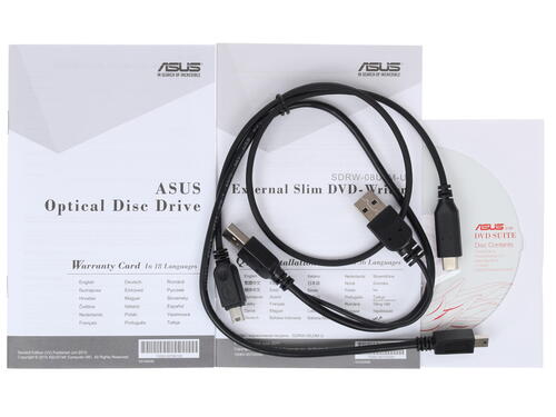 Купить Привод внеш. DVD-RW ASUS SDRW-08U9M-U  1175947. Характеристики, отзывы и цены в Донецке