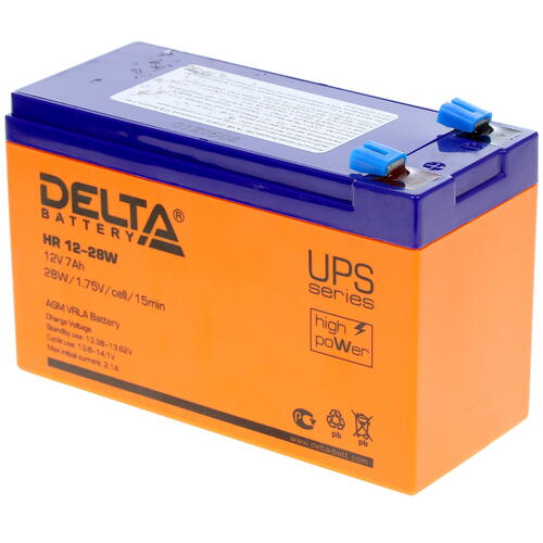 Купить Аккумуляторная батарея для ИБП Delta HR 12-28 W  1184924. Характеристики, отзывы и цены в Донецке