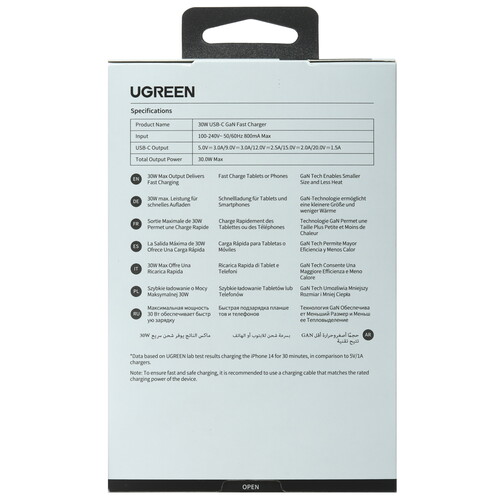 Купить Сетевое зарядное устройство Ugreen X703 серый  9146529. Характеристики, отзывы и цены в Донецке