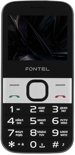Купить Сотовый телефон Fontel SP230 черный/белый  9204095. Характеристики, отзывы и цены в Донецке