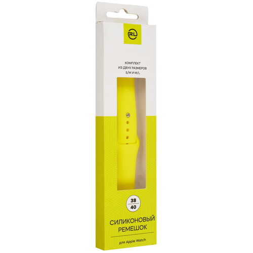 Купить Ремешок Red Line для Apple Watch 38/ 40/ 41mm желтый  5608002. Характеристики, отзывы и цены в Донецке