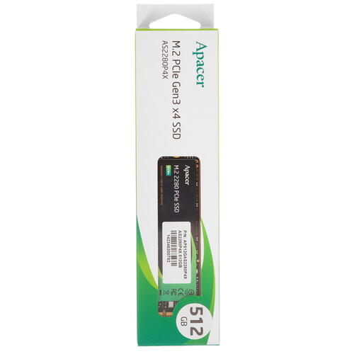 Купить 512 ГБ M.2 NVMe накопитель Apacer AS2280P4X [AP512GAS2280P4X-1]  5452792. Характеристики, отзывы и цены в Донецке