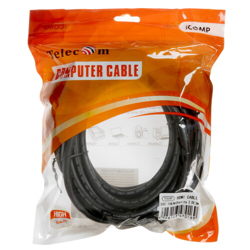 Купить Кабель  Telecom HDMI - HDMI, 5 м  5602618. Характеристики, отзывы и цены в Донецке